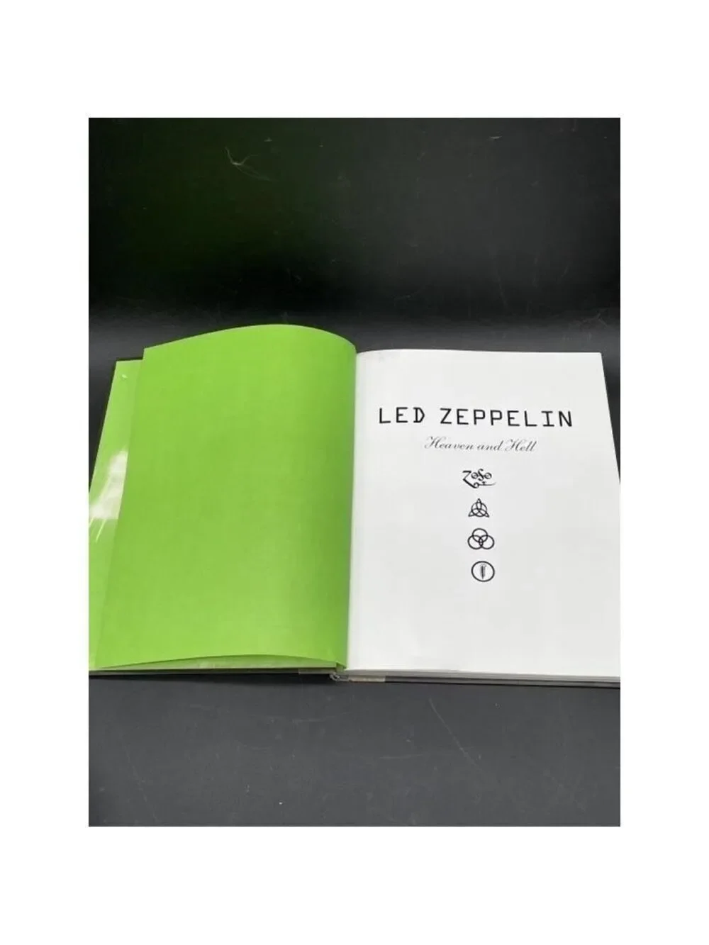 Vintage 1991 Led Zeppelin Heaven and Hell Book